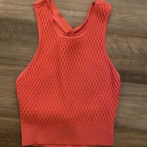 Jonathan Simkhai Pink Crop and Skirt Two Piece Set